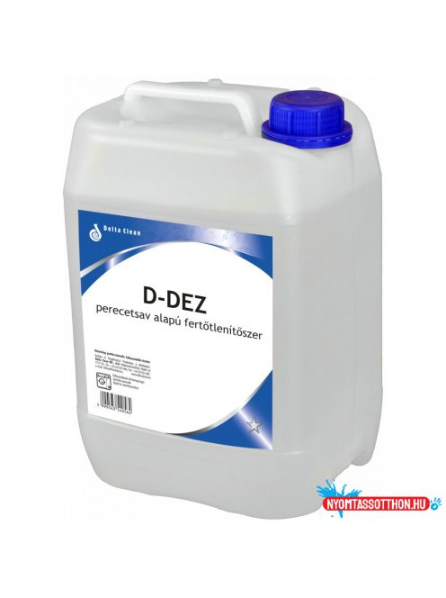 Fertőtlenítő hatású tisztítószer 24 kg perecetsav alapú D-Dez
