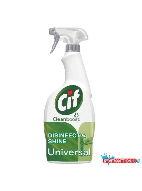 Fertőtlenítő hatású tisztítószer szórófejes 750 ml Cif Disinfect&Shine