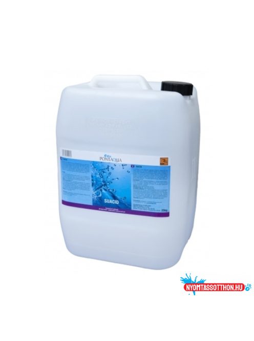 Medencevíz pH-érték csökkentő szer 25 kg Suacid