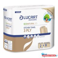   Kéztörlő 2 rétegű havanna barna 2 tekercs/csomag EcoNatural 2.3 Lucart_821639J