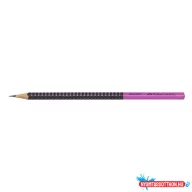   Grafitceruza FABER-CASTELL Grip 2001 HB kéttónusú fekete/pink