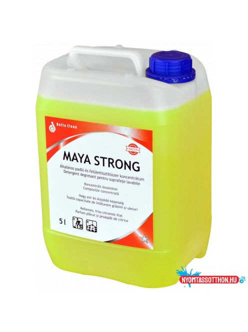 Padló- és felülettisztító koncentrátum erős zsíroldó hatással 5 liter Maya Strong