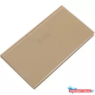   Zsebnaptár fekvő Standard, fehér lapokkal drapp Realsystem 2026.