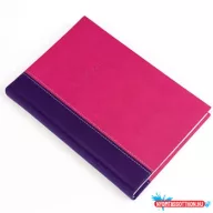   Határidőnapló Linett A/5, napi fehér lapokkal lila-pink Realsystem 2026.