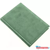   Határidőnapló Bolero P A/5, napi krémszínű lapokkal világoszöld Realsystem 2026.