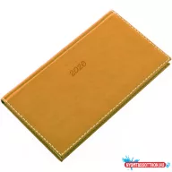   Zsebnaptár fekvő Bolero P, krémszínű lapokkal mustár Realsystem 2026.