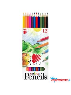   Színes ceruza készlet, hatszögletű Süni Ico 12 klf. szín