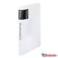   Gyűrűskönyv A4, 2 gyűrűs 2cm gerinc PP,  Karton P+P Opaline fehér