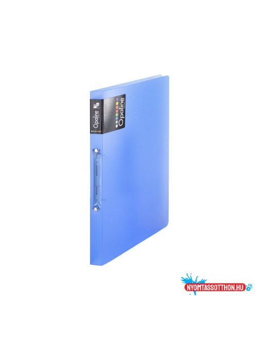 Gyűrűskönyv A4, 2 gyűrűs 2cm gerinc PP,  Karton P+P Opaline kék