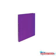   Gyűrűskönyv A4, 2 gyűrűs 2cm gerinc PP,  Karton P+P Opaline lila