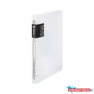   Gyűrűskönyv A4, 4 gyűrűs 2cm gerinc PP,  Karton P+P Opaline fehér