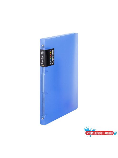 Gyűrűskönyv A4, 4 gyűrűs 2cm gerinc PP,  Karton P+P Opaline kék