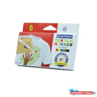 Textilfilc készlet, Centropen 2739/6 6klf. szín