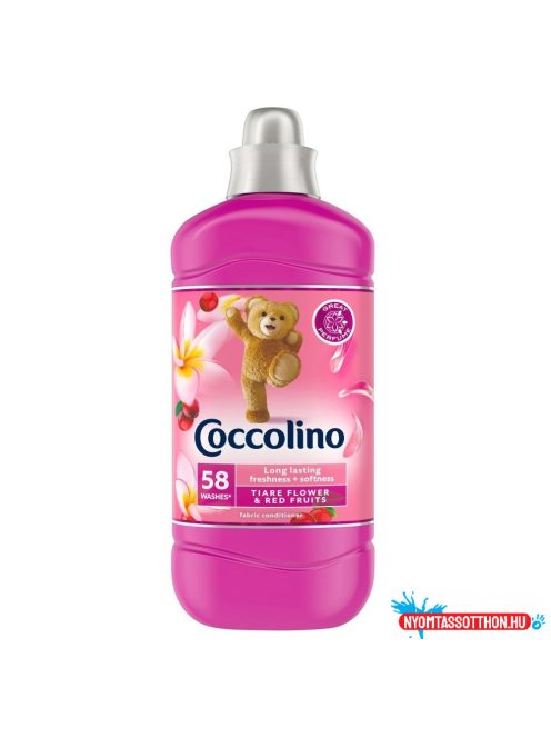 Öblítő koncentrátum 1,45 liter (58 mosás) Coccolino Tiare Flowers&Red Fruits