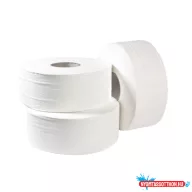   Toalettpapír 2 rétegű közületi átmérő: 19 cm 100 % cellulóz 120 m/tekercs 12 tekercs/karton Bluering® hófehér