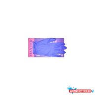 Gumikesztyű nitril púdermentes S 200 db/doboz Maxter kék