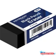 Radír, 30 db/display, Keyroad Tec Black, fekete