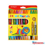 Kréta olajpasztell, 74 x 10 mm, 24 db/doboz, Keyroad