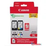   Canon PG575XL+CL576XL+10x15 GP501 fotópapír multipack (eredeti)