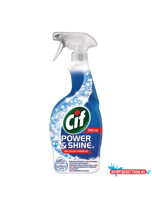 Vízkőoldó szórófejes 750 ml Cif Power&Shine