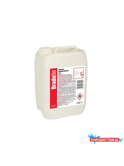 Felületfertőtlenítő 5 liter alkoholos Bradolin
