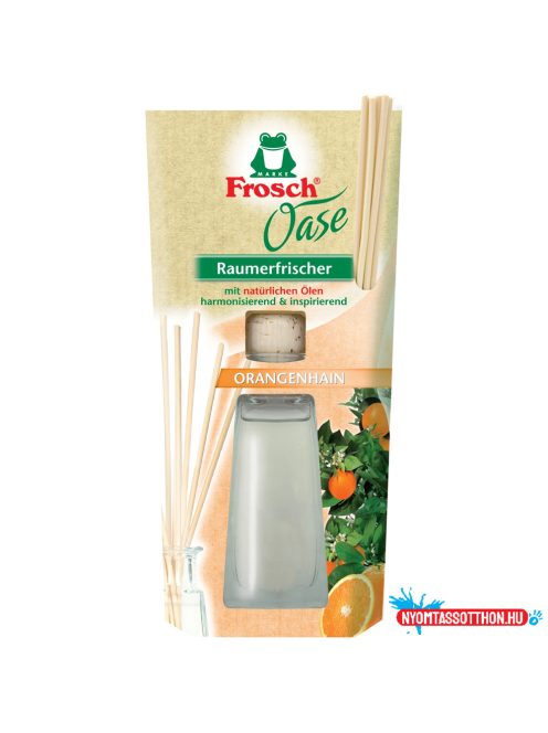 Légfrissítő 90 ml pálcikás Frosch Oase narancs