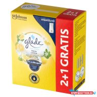   Légfrissítő utántöltő 3 x 10 ml 2+1 Glade® Touch&Fresh friss citrom