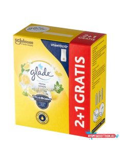   Légfrissítő utántöltő 3 x 10 ml 2+1 Glade® Touch&Fresh friss citrom