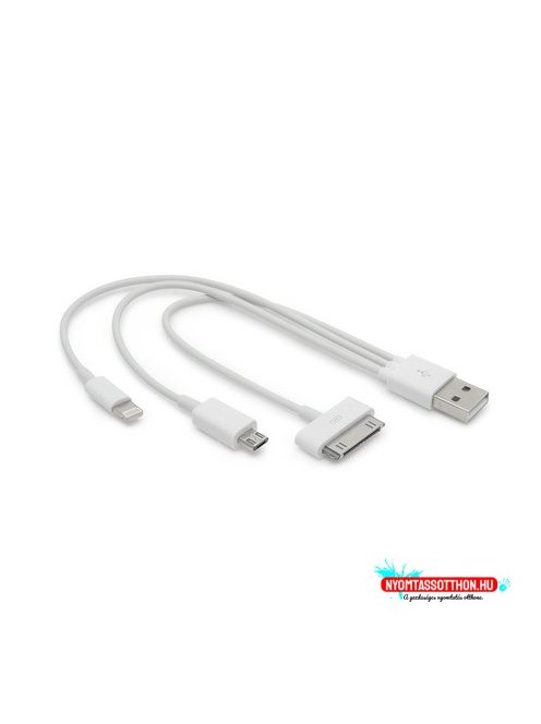 USB töltőkábel 3in1/55429/