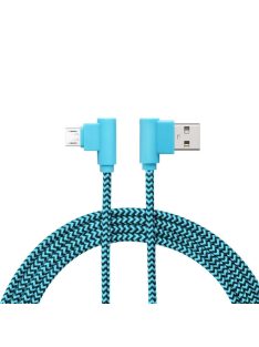 Adatkábel - microUSB szövet /55444M/