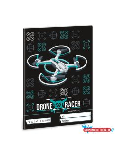   Füzet iskolai A5, 32lap, vonalas 14-32 1.osztályos Ars Una DRONE RACER (5131) 22 10db/csomag