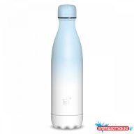 Ars Una duplafalú fémkulacs-500 ml - White-Sky Blue