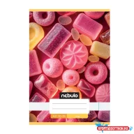 Füzet, A5, sima, 20-32, Cuki minták, 16 db/csomag Nebulo