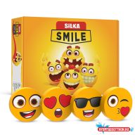 Radír, smile-kicsi, 36 db/display, Silka