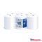 Kéztörlő 2 rétegű tekercses átmérő: 18 cm 100% cellulóz 6 tekercs/csomag Paperdi_RI8M095/F fehér