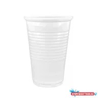 Pohár 2 dl műanyag 100 db/csomag átlátszó