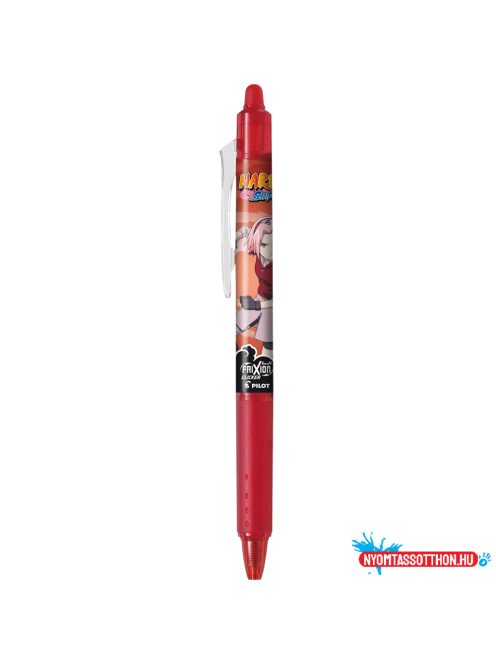 Rollertoll 0,7mm, törölhető nyomógombos Pilot Frixion Clicker Naruto, írásszín piros