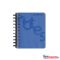 Spirálfüzet A/4 140 lap PP borító kék Donau kockás