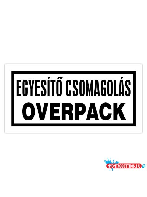 Információs címke, papír Egyesítő csomagolás 5cmx10cm 300db/tekercs