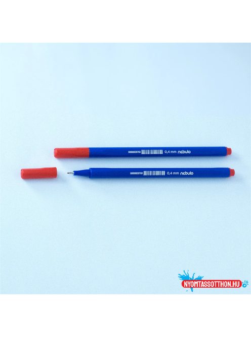 Rostirón, tűfilc 0,4mm, háromszög test Nebulo 722-B, piros