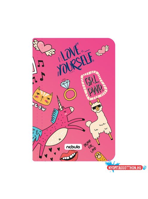Gumis mappa, A4, Girl Power, Nebulo
