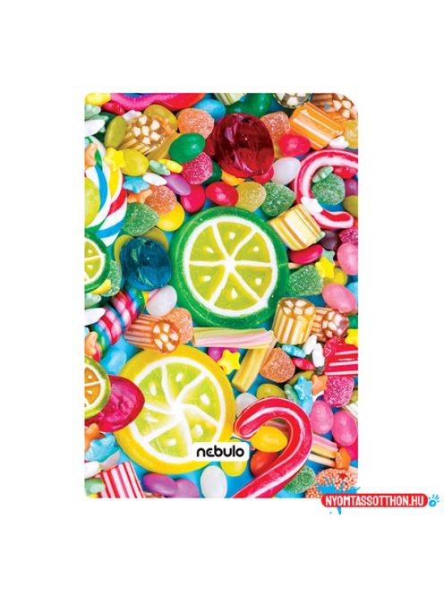 Gumis mappa, A4, Candy, Nebulo