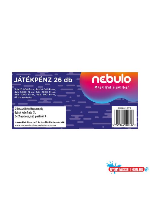 Játképénz csomag, Nebulo