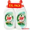 Mosogatószer 2 x 1350 ml kézi duopack Jar TeaTree&Mint