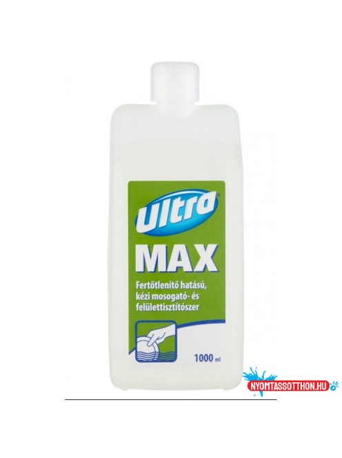 Mosogatószer 1 liter kézi fertőtlenítő hatással Ultra Max
