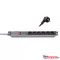 KELINE 620P06 19"" 1U 6x250V Schuko aljzat túlfeszültségvédelemmel 2,3m elosztósor