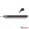 KELINE 620S10 19"" 1U 9x250V Schuko aljzat 2,3m kapcsolós elosztósor