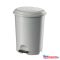 Szemetes kuka pedálos műanyag 50 literes törtfehér UP130