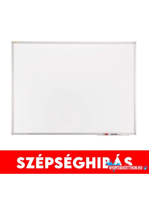 Fehértábla mágneses alukeretes, zománcozott 120x240cm, ValueLine Franken ÉRTÉKCSÖKKENT!