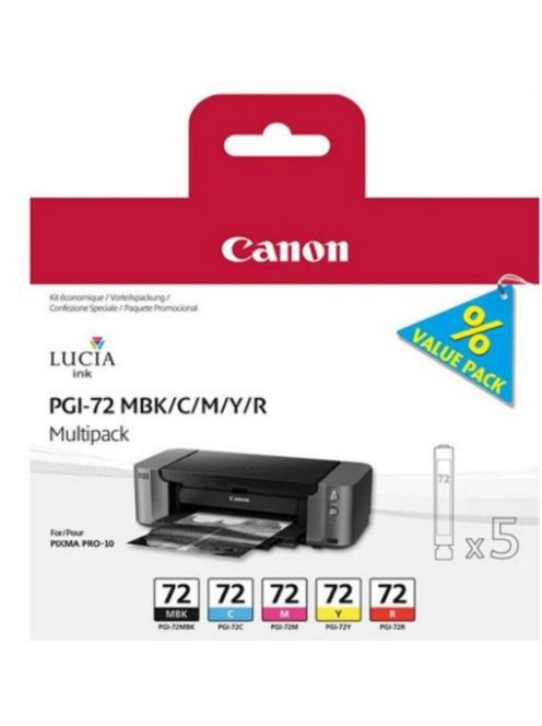 Canon PGI72 MBK/C/M/Y/R Multi pck (Eredeti)